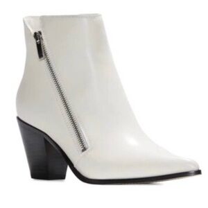 Paige Women's White Ankle Boots size 10